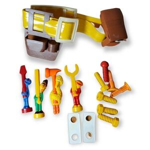 Sesame Street Tools Ernie Bert Big Bird  Wrench Hex Screwdriver Vintage 80s 1983